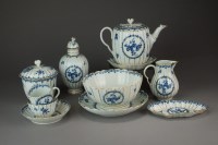 Lot 61 - A collection of Caughley tea and coffee wares...