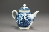 Lot 121 - A Caughley toy teapot and cover...