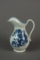 Lot 135 - A Caughley helmet form milk jug...