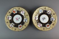 Lot 218 - A pair of John Rose, Coalport cabinet plates,...