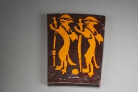 Lot 220 - A Craven Dunnill and Co tile, late 19th...