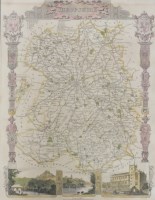 Lot 237 - After Thomas Badeslade A map of the county of...