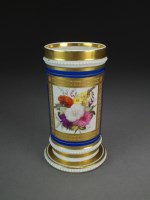 Lot 241 - An early 19th century porcelain spill vase,...