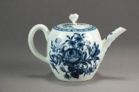 Lot 244 - A Worcester porcelain teapot and cover...