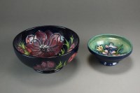 Lot 277 - A small William Moorcroft pedestal bowl...