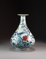 Lot 358 - The 'Empress' Vase A Chinese doucai pear...