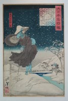 Lot 530 - Tsukioka Yoshitoshi (1839-1892), a woodblock...