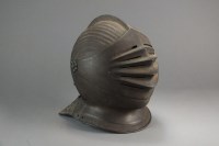 Lot 594 - A German 'Maximilian' close helmet, 19th...