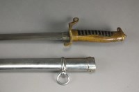 Lot 597 - A Victorian Officers' dirk, with brass and...