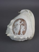 Lot 677 - A Victorian conch shell cameo, Italian, 19th...