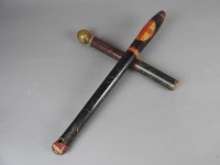 Lot 697 - An early Victorian police truncheon or...