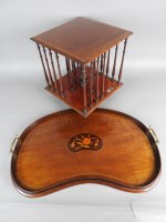 Lot 703 - An Edwardian mahogany and satinwood...