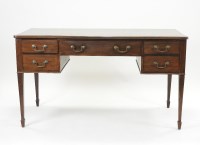 Lot 745 - An early 20th century mahogany serpentine...