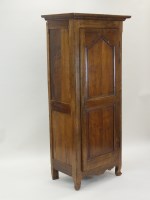 Lot 771 - A French cherry wood Louis XV style single...