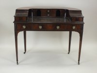Lot 775 - An Edwardian mahogany desk, early 20th century,...