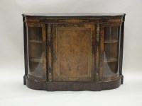 Lot 821 - A Victorian walnut gilt metal mounted and...