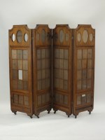 Lot 836 - An unusual late Victorian or Edwardian oak...