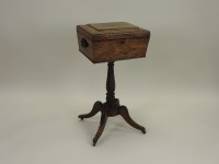 Lot 845 - A Regency rosewood teapoy early 19th century,...