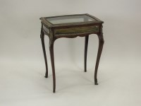Lot 848 - A Louis XV style walnut and gilt metal mounted...