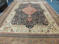 Lot 849 - A large Indian hand knotted wool carpet the...