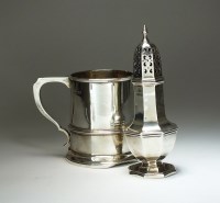Lot 16 - A silver mug, Mappin & Webb, London 1928, of...