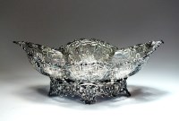 Lot 30 - A Victorian pierced silver bowl, Mappin & Webb,...