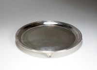 Lot 65 - A Victorian silver waiter, Daniel & John...