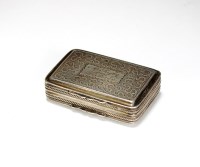 Lot 67 - A George IV silver vinaigrette, T & W*,...