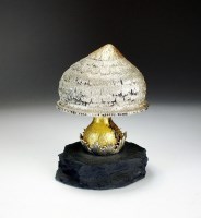 Lot 82 - A silver and gilt surprise mushroom,...