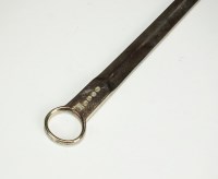 Lot 90 - A George IV silver meat skewer, William Eley &...