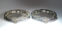 Lot 99 - A near pair of early 19th century silver...