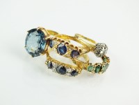 Lot 163 - An 18ct gold diamond floral cluster ring,...