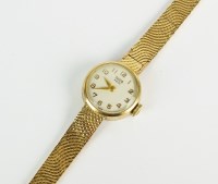 Lot 316 - A Lady's 9ct gold Tudor Royal bracelet watch,...