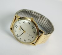 Lot 322 - A Gentleman's 9ct gold Marvin wristwatch, the...