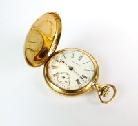 Lot 325 - A Lady's full hunter Waltham fob watch, the...