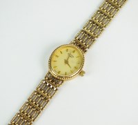 Lot 343 - A Lady's 9ct gold Rotary bracelet watch, the...