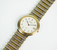 Lot 347 - A Raymond Weil stainless steel and yellow...