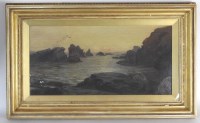 Lot 443 - British school, late 19th century Coastal...