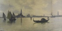 Lot 480 - Alberto Prosdocimi (1852-1925) View of Venice,...