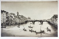 Lot 510 - Job Nixon (1891-1938) The Ponte Santa Trinita...