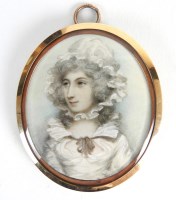 Lot 529 - Andrew Plimer (1763-1837) A portrait miniature...