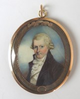 Lot 530 - Irish School, late 18th century A portrait...