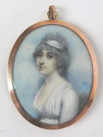 Lot 533 - Andrew Plimer (British, 1763-1837) Portrait...