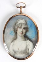 Lot 534 - Richard Cosway RA (1742-1821) Portrait...