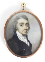 Lot 537 - George Engleheart (British, 1750-1829)...