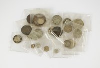 Lot 569 - A collection of British silver and copper...