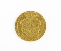 Lot 606 - A George III guinea, dated 1776, fourth...