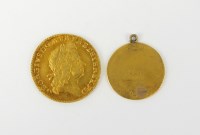 Lot 636 - A George I half guinea. dated 1727, together...