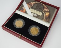 Lot 643 - United Kingdom Royal Mint, two coin sovereign...