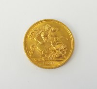 Lot 655 - An Elizabeth II sovereign, dated 1968